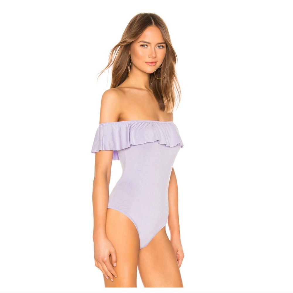 Superdown Cecile Ruffle Bodysuit - Picture 3 of 4
